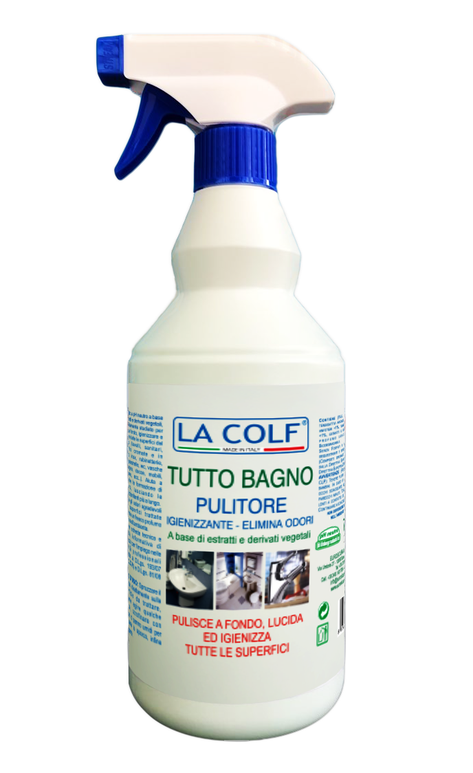 L750 - Tutto Bagno Pulitore Igienizzante Lucidante - 750 ml SPRAY - La Colf